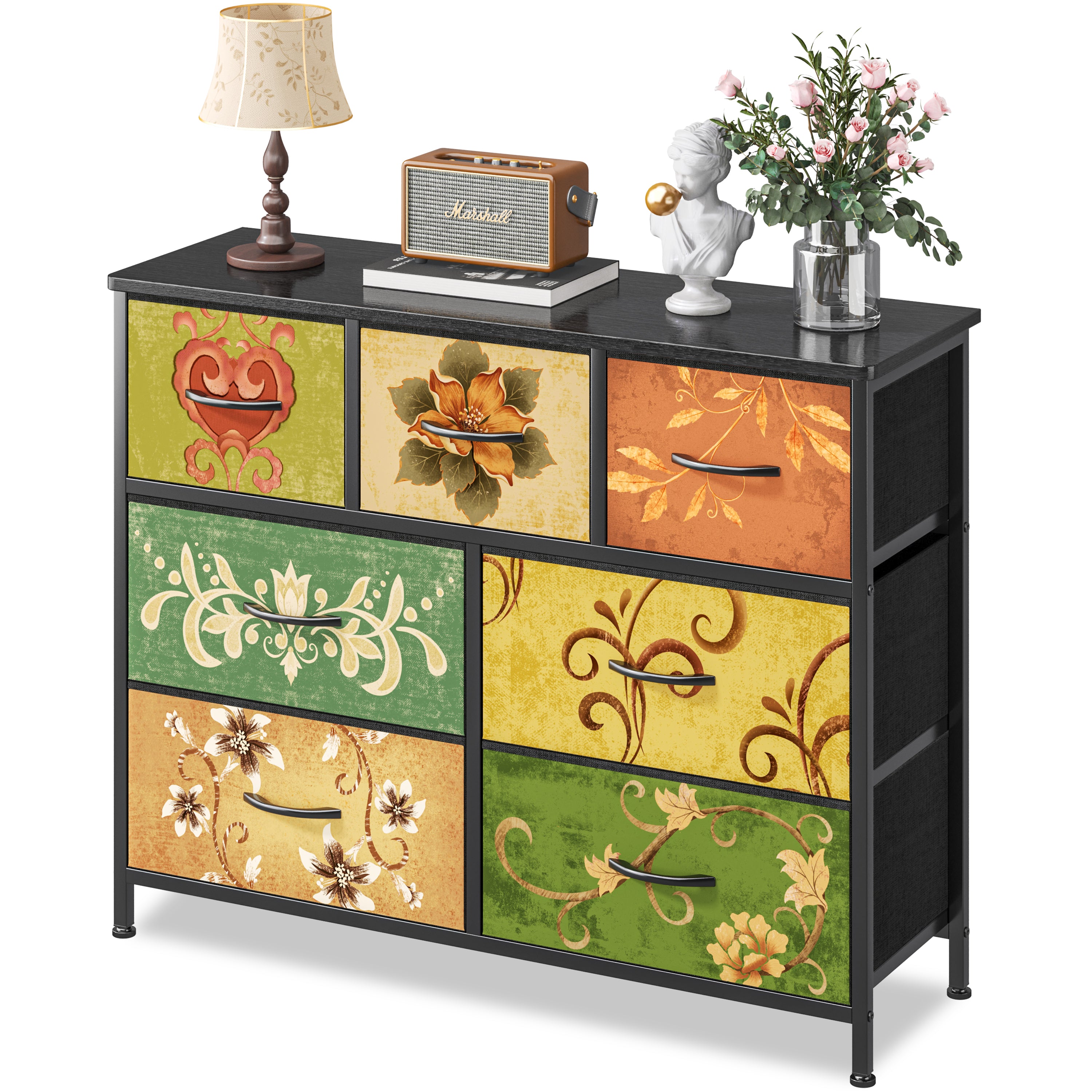 Shawken 7-Drawer Fabric Dresser, Large Storage Organizer