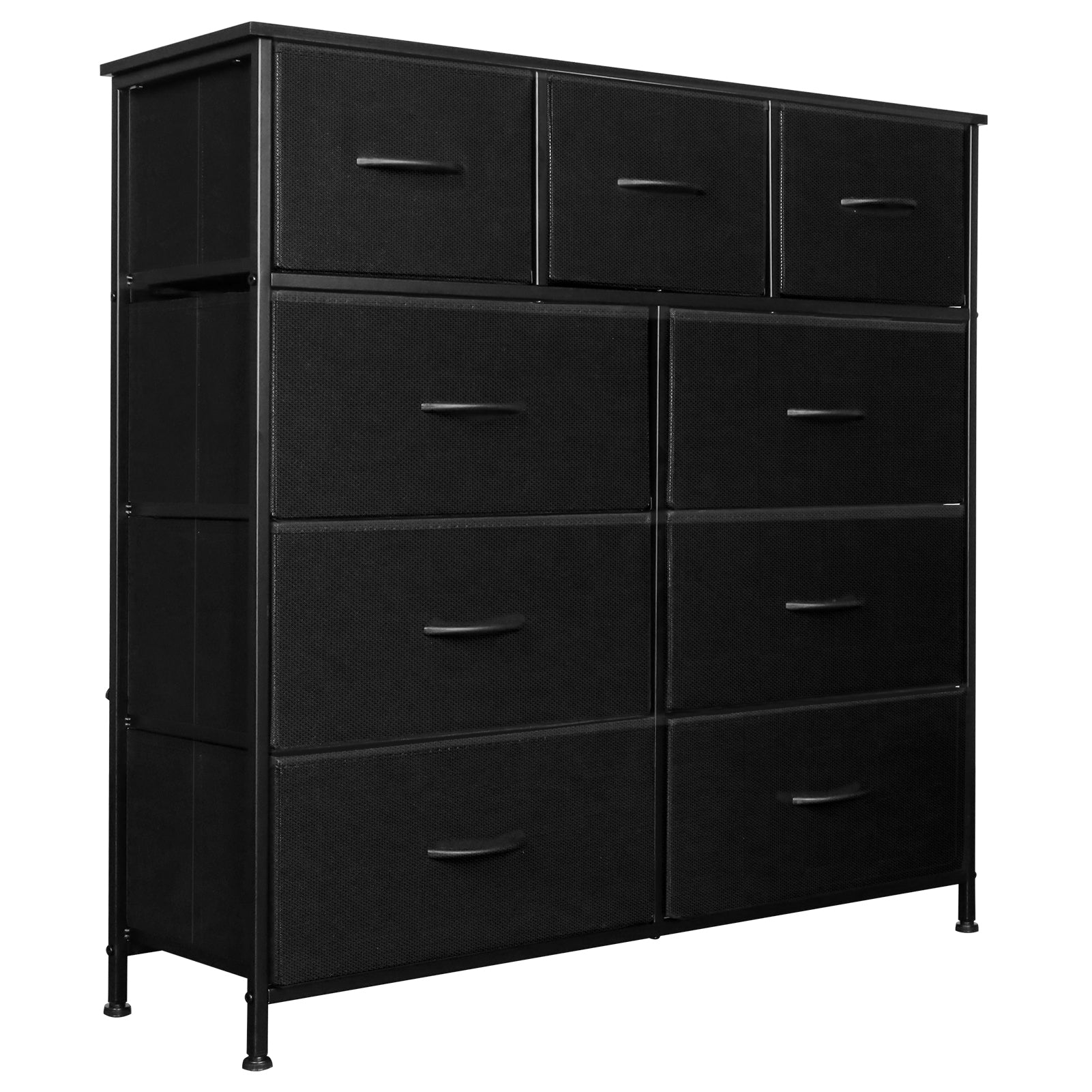 Shawken 9-Drawer Fabric Dresser, Tall Storage Organizer