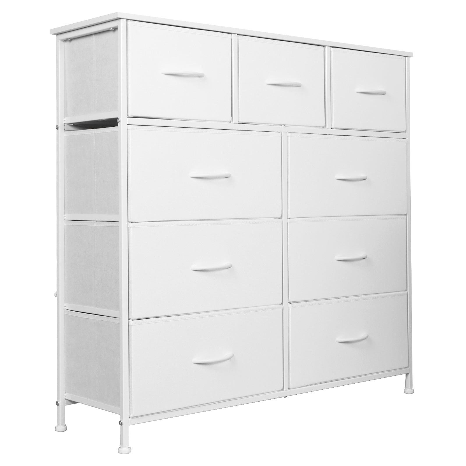 Shawken 9-Drawer Fabric Dresser, Tall Storage Organizer