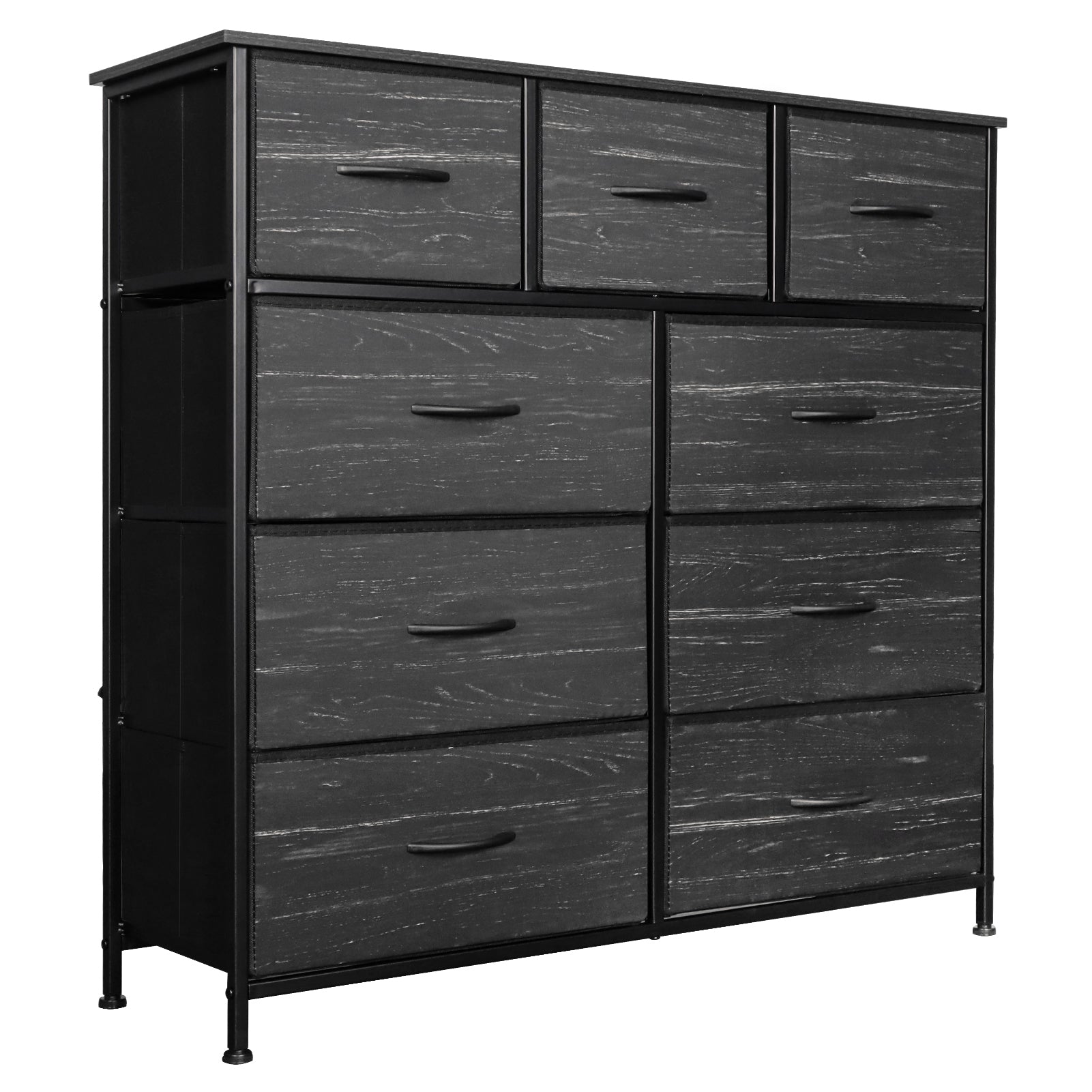 Shawken 9-Drawer Fabric Dresser, Tall Storage Organizer