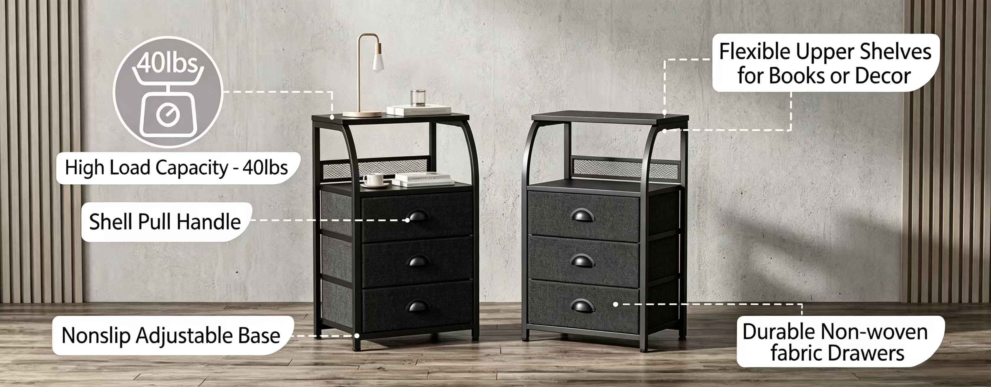 Shawken Official Store - Fabric Dressers & Home Storage