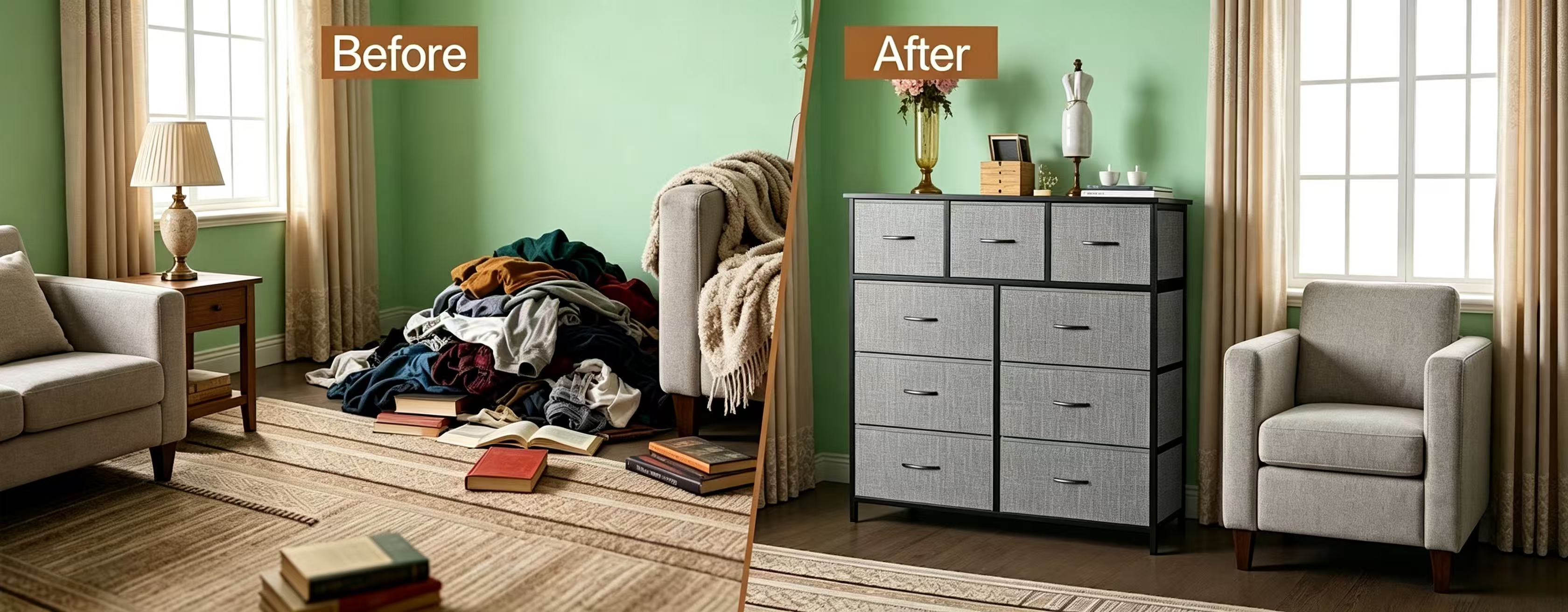 Shawken Official Store - Fabric Dressers & Home Storage