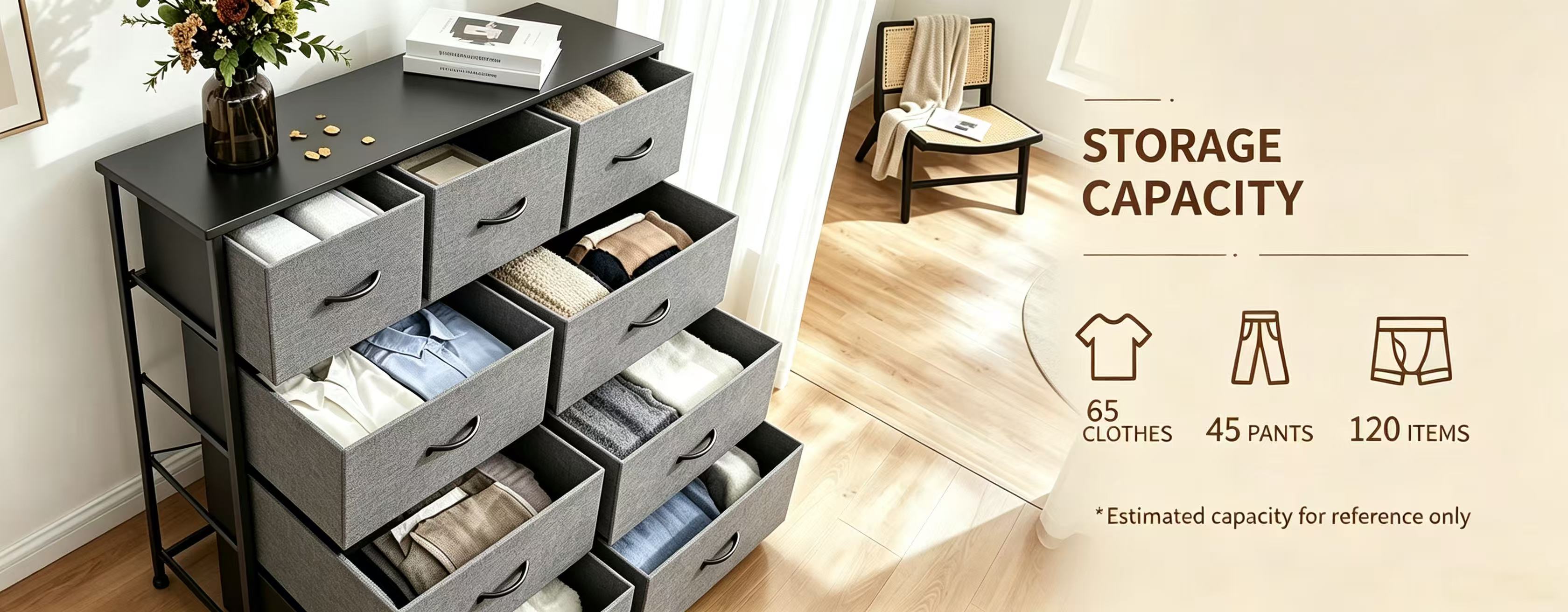 Shawken Official Store - Fabric Dressers & Home Storage