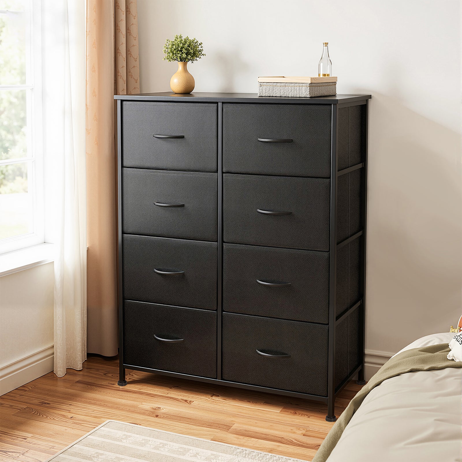 Shawken 8-Drawer Fabric Storage Dresser