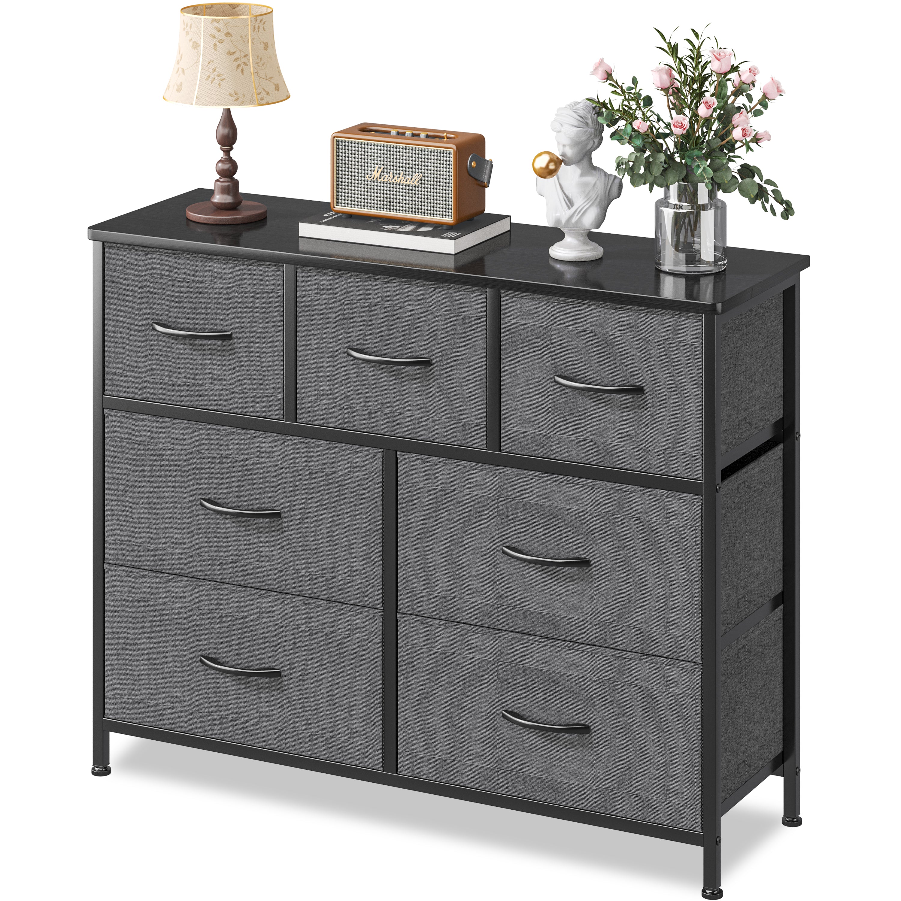 Shawken 7-Drawer Fabric Dresser, Large Storage Organizer