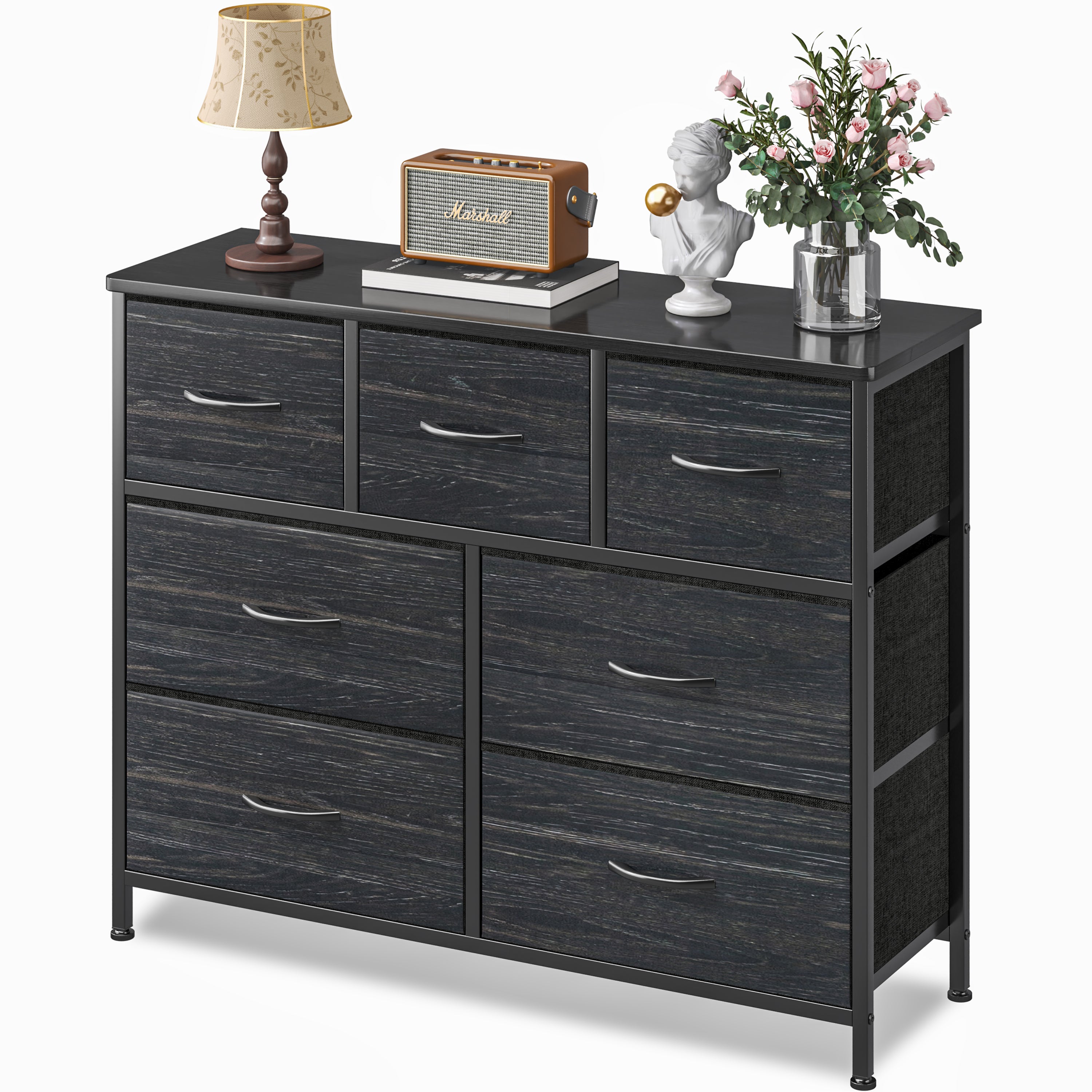 Shawken 7-Drawer Fabric Dresser, Large Storage Organizer