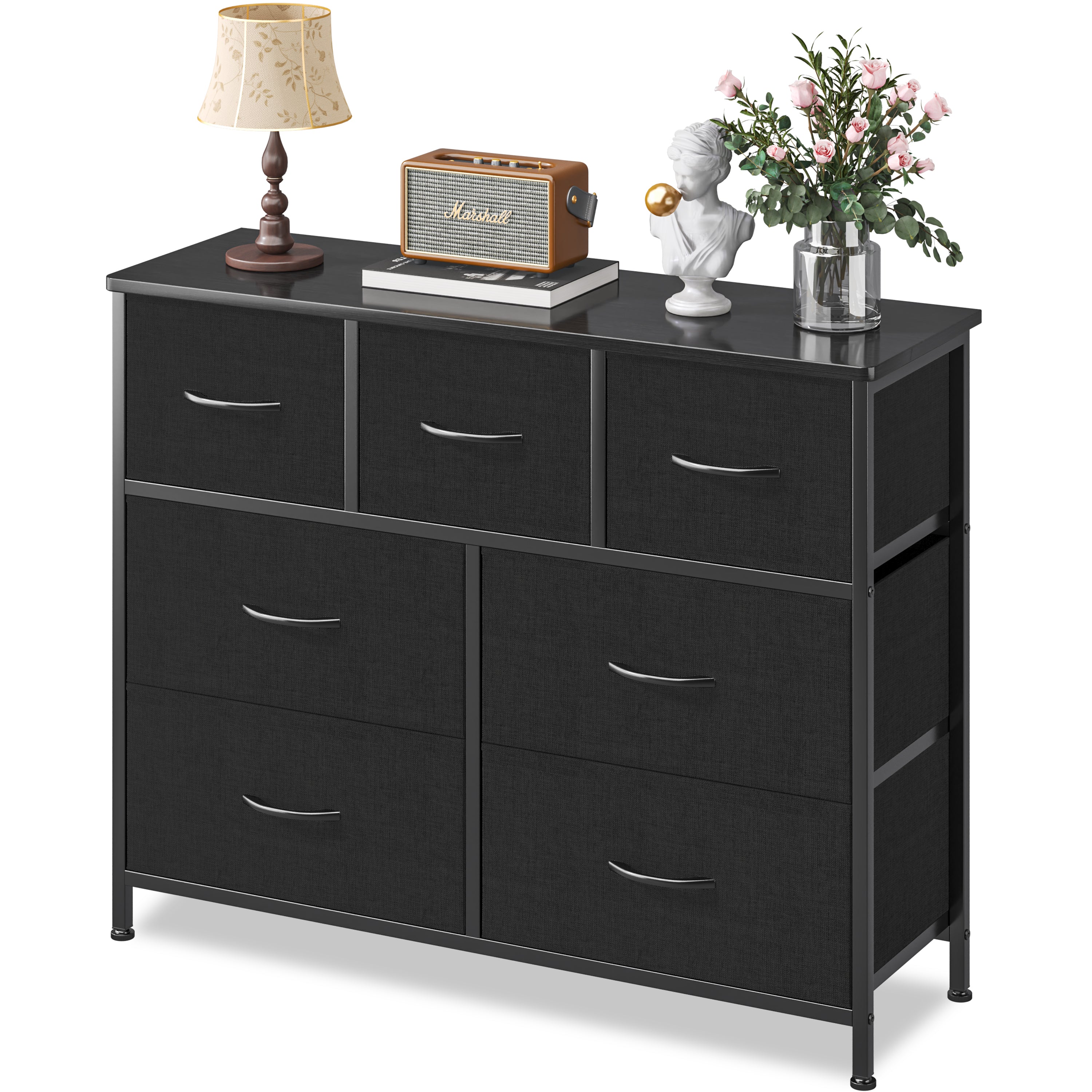 Shawken 7-Drawer Fabric Dresser, Large Storage Organizer