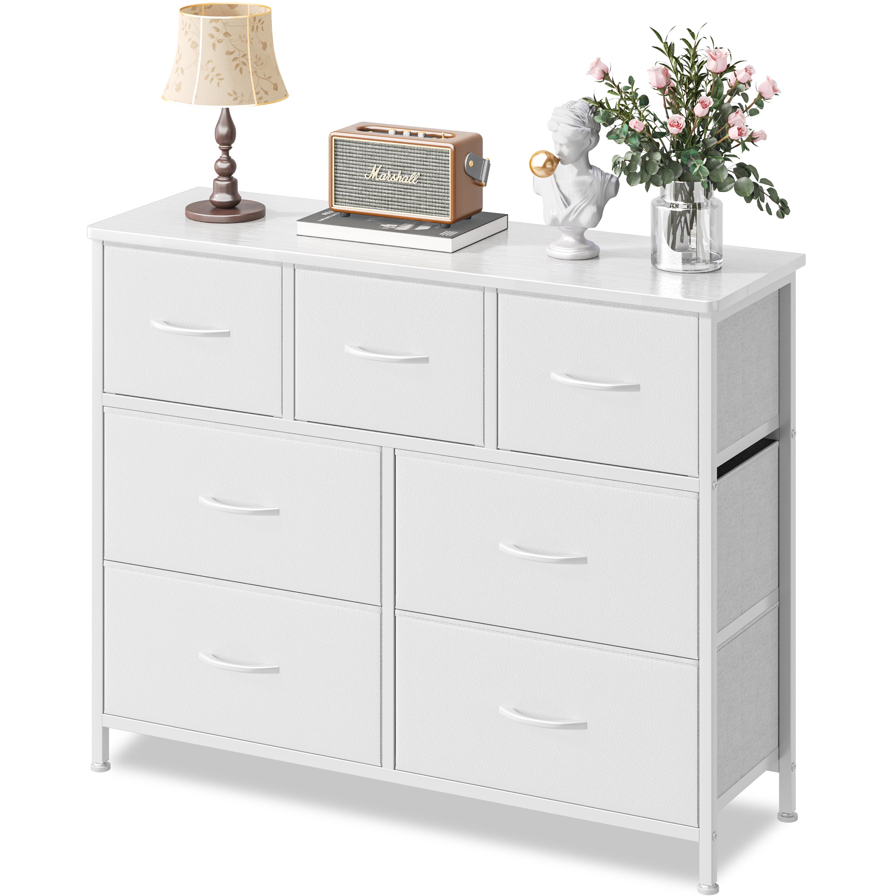 Shawken 7-Drawer Fabric Dresser, Large Storage Organizer