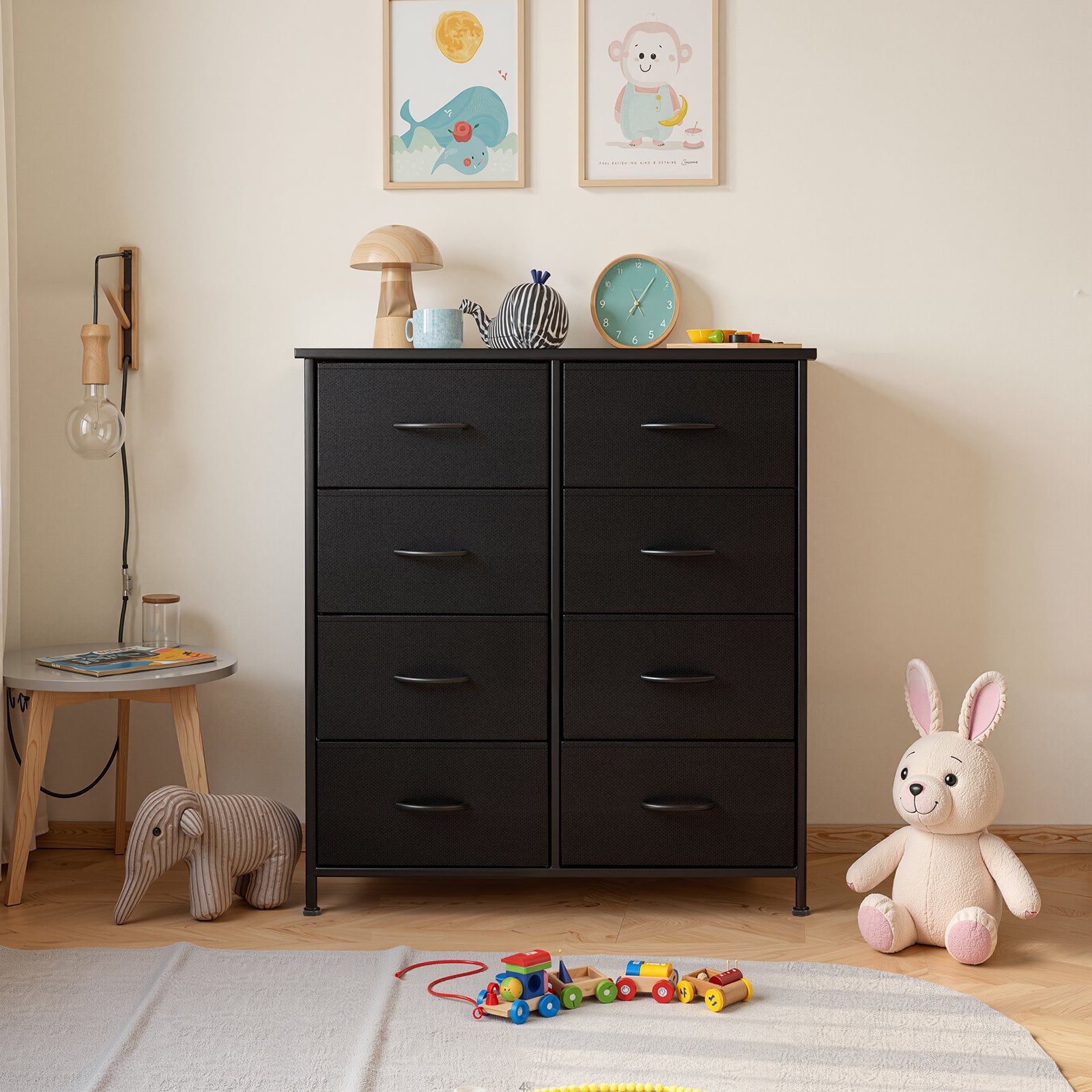 Shawken 8-Drawer Fabric Storage Dresser