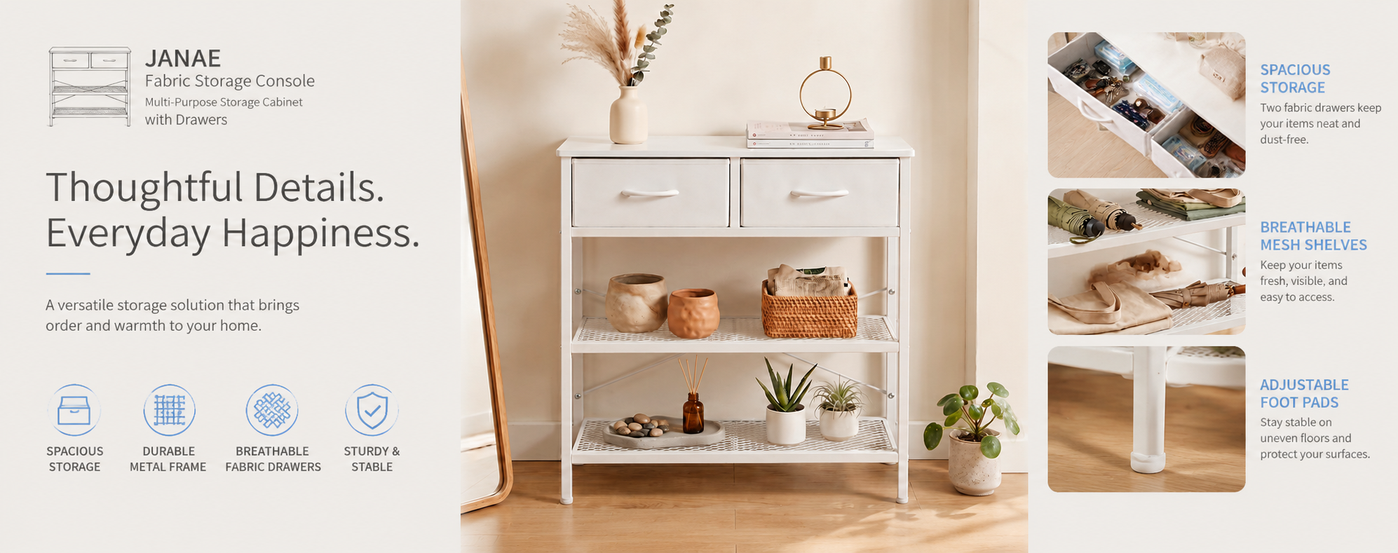 Shawken Official Store - Fabric Dressers & Home Storage