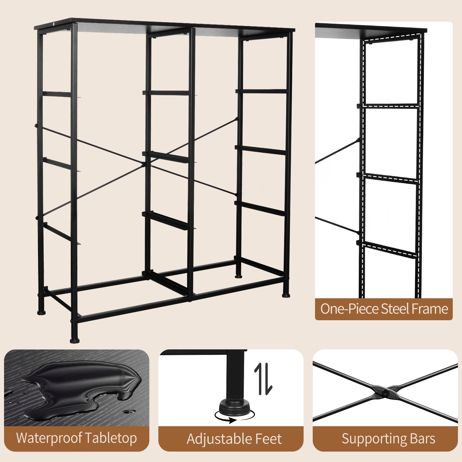 Shawken 8-Drawer Fabric Storage Dresser