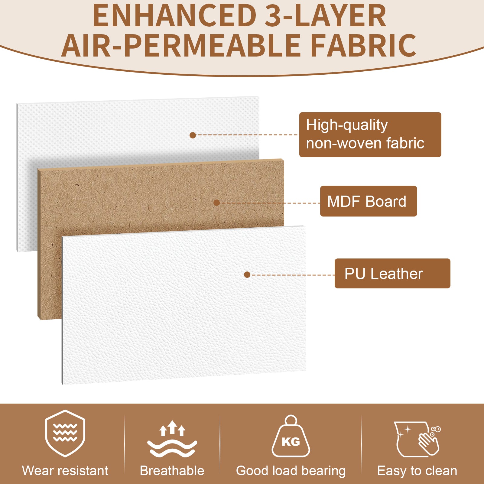 Shawken 2-Drawer Fabric Storage Nightstand