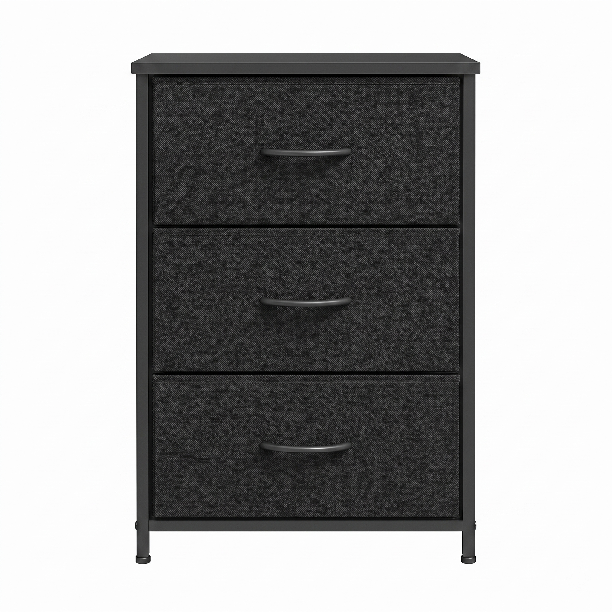 Shawken 3-Drawer Fabric Storage Nightstand
