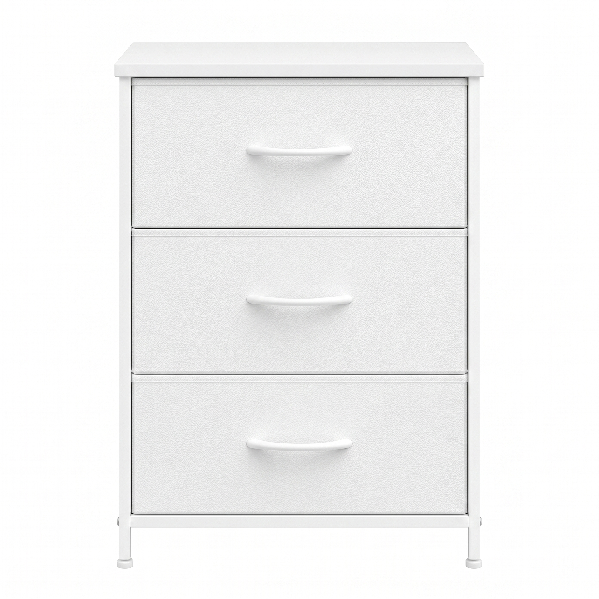 Shawken 3-Drawer Fabric Storage Nightstand